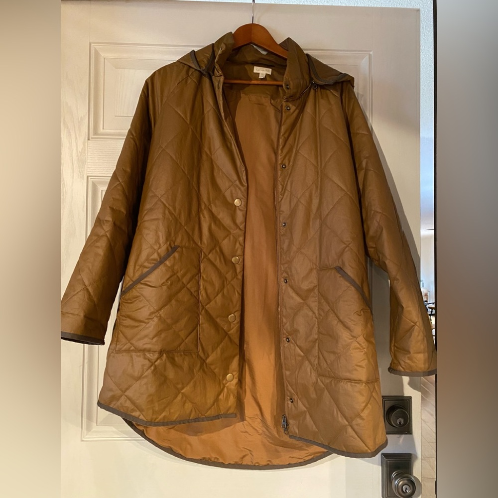 Garnet Hill Rain Jacket w/ removable hood